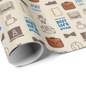 Gift for JW broers and JW ouderen, beste leven ooi Cadeaupapier (Rol Hoek)