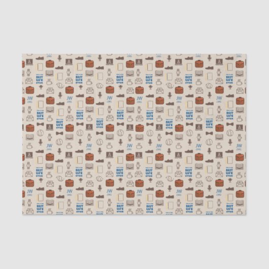 Gift for JW broers and JW ouderen, beste leven ooi Tissuepapier (Voorkant)