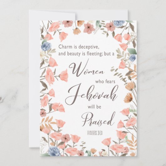 Gift for JW Elders Wife Kaart (Voorkant)