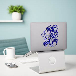 Gift for lion lovers, lion the koning of oerwoud,  sticker