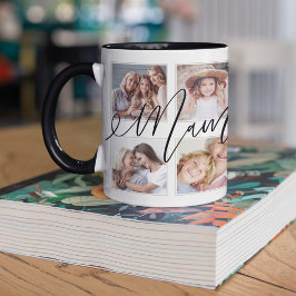 Gift for Mama | Foto-collage voor kleinkinderen Koffiemok