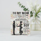 Gift for Mama, naar mijn moeder Best Gift. (Staand voorkant)