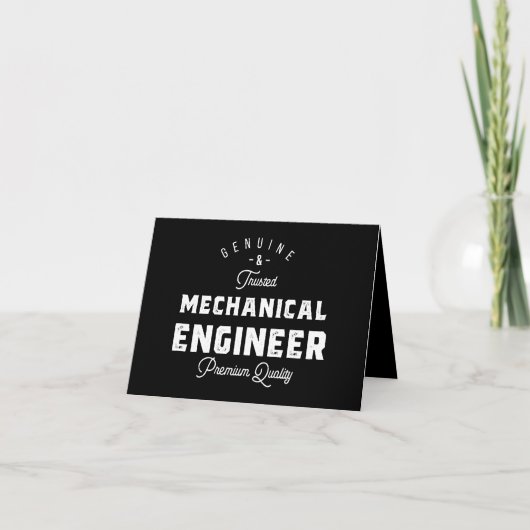 Gift for Mechanical Engineer Notitiekaartje (Voorkant)