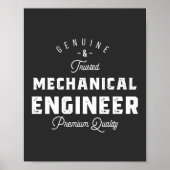 Gift for Mechanical Engineer Poster (Voorkant)