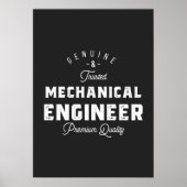 Gift for Mechanical Engineer Poster (Voorkant)