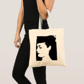 Gift for Men Bettie Page - Minimalistisch Poster A Tote Bag (Voorkant (product))