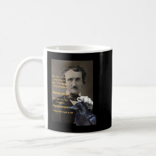 Gift for Men Criminal Edgar rechercheur Allan Poe  Koffiemok