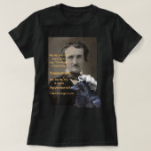 Gift for Men Criminal Edgar rechercheur Allan Poe  T-shirt (Design voorkant)