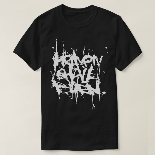 Gift for Men German Heaven Band shall Burn Geweldi T-shirt (Design voorkant)
