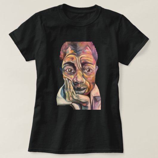 Gift for Men James Baldwin Gift for Birthday T-shirt (Design voorkant)