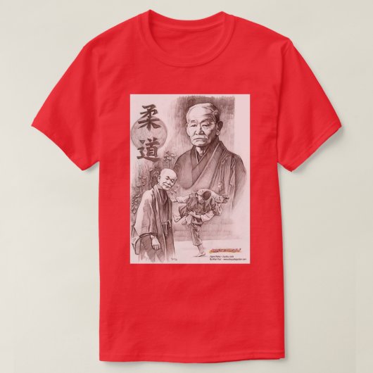 Gift For Men Karate Judo Jigoro Kano T-shirt (Design voorkant)