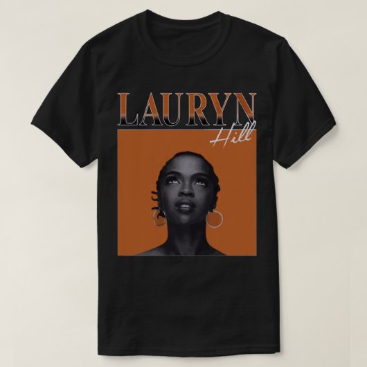 Gift for Men Singer Lauryn Songwriter Hil Geweldig T-shirt (Design voorkant)