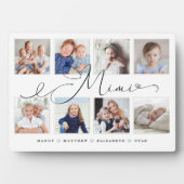 Gift for Mimi | Foto-collage voor kleinkinderen Fotoplaat (voorkant)