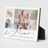 Gift for Mimi | Grootkinderen 3 Foto-collage Fotoplaat (Zijkant)