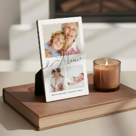 Gift for Mimi | Grootkinderen 3 Foto-collage Fotoplaat