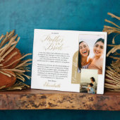 Gift for Moeder The Bride | Foto en bericht Fotoplaat (Zijkant)