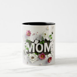 Gift for Mom for Mother's Day or Birthday Gift Tweekleurige Koffiemok