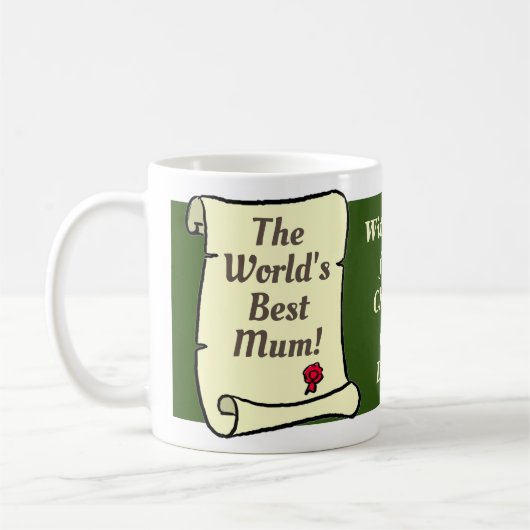 Gift for Mum to Personalize. Koffiemok (Links)