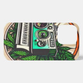 gift for music&weed lovers iPhone hoesje (Achterkant horizontaal)