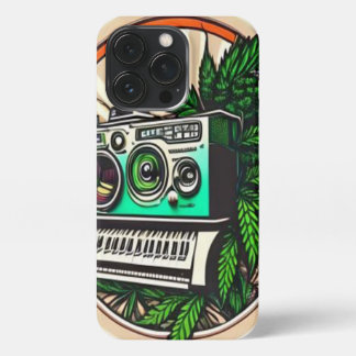 gift for music&weed lovers iPhone 13 pro hoesje