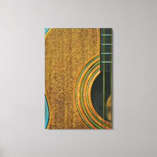 Gift for musician guitarist canvas afdruk