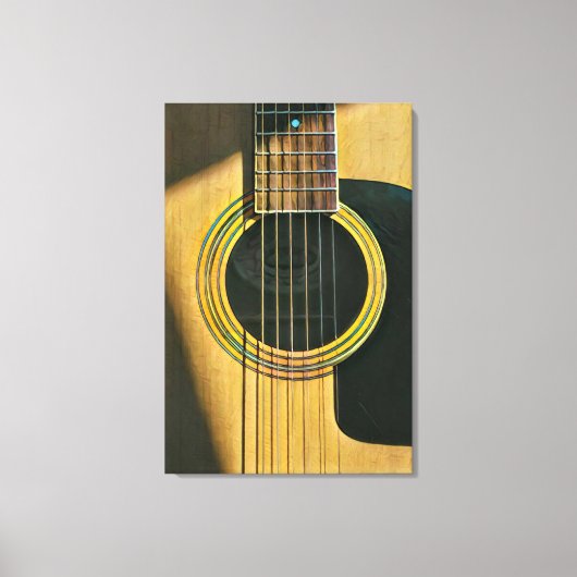 Gift for musician guitarist canvas afdruk (Voorkant)