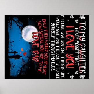 Gift For My Daughter, To My Daughter Best Gift, Poster