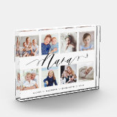 Gift for Nana | Foto-collage voor kleinkinderen Fotoblokken (Links)