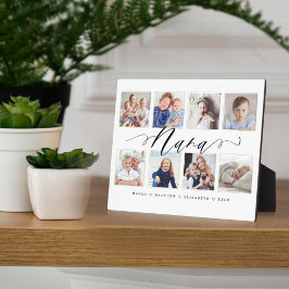 Gift for Nana | Foto-collage voor kleinkinderen Fotoplaat