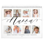 Gift for Nanna | Foto's voor kleinkinderen Kalender (Hoes)