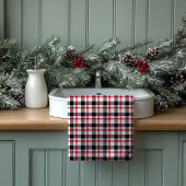 Gift for New Home Red Black Plaid Towel Set Bad Handdoek