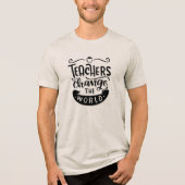 Gift for new teachers, elementary school teacher Tri-Blend shirt (Voorkant)