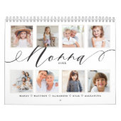 Gift for Nonna | Foto's voor kleinkinderen Kalender (Hoes)