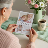 Gift for Nonna | Grootkinderen 3 Foto-collage Fotoplaat