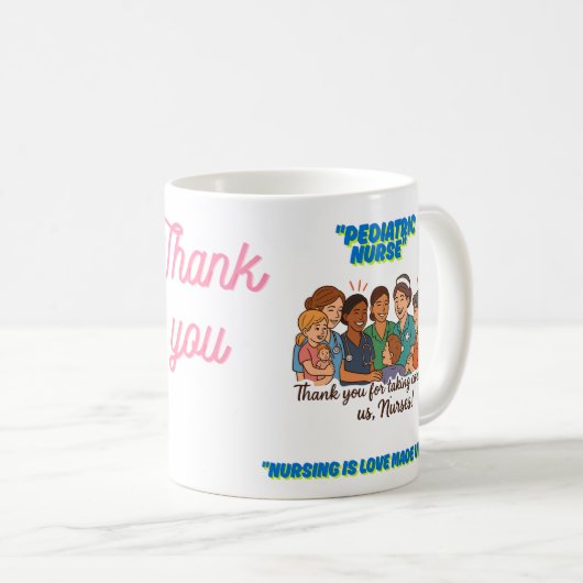 Gift for Nurses Week Mug Koffiemok (Voorkant rechts)