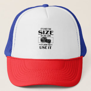 Gift for photographer is niet de grootte van de le trucker pet