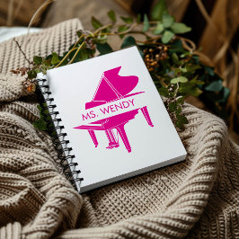 Gift for Piano Teacher Grand Piano Notitieboek