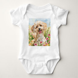Gift for Poodle Owner Painting Wall Poster Romper