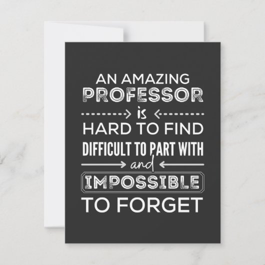 Gift For Professor, professor Gift Bedankkaart (Voorkant)