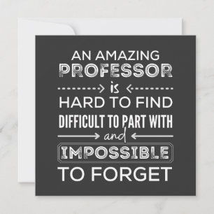 Gift For Professor, professor Gift Kaart