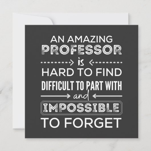 Gift For Professor, professor Gift Kaart (Voorkant)