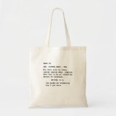 Gift for Screenwriter - Funny Coffee Shop Scene Tote Bag (Voorkant)