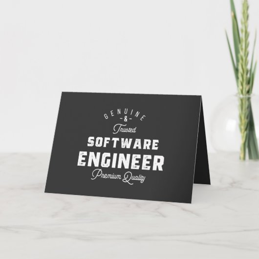 Gift for Software Engineer Feestdagen Kaart (Voorkant)