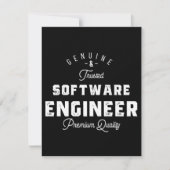 Gift for Software Engineer Save The Date (Voorkant)