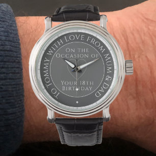 Gift for Son op zijn 18e Birthday Watch Horloge