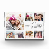 Gift for Soul Sisters 7 Photo Collage Heart BFFs Fotoblokken (Voorkant)