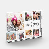 Gift for Soul Sisters 7 Photo Collage Heart BFFs Fotoblokken (Links)