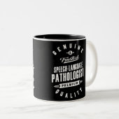 Gift for Speech Language Patholoog Tweekleurige Koffiemok (Voorkant rechts)