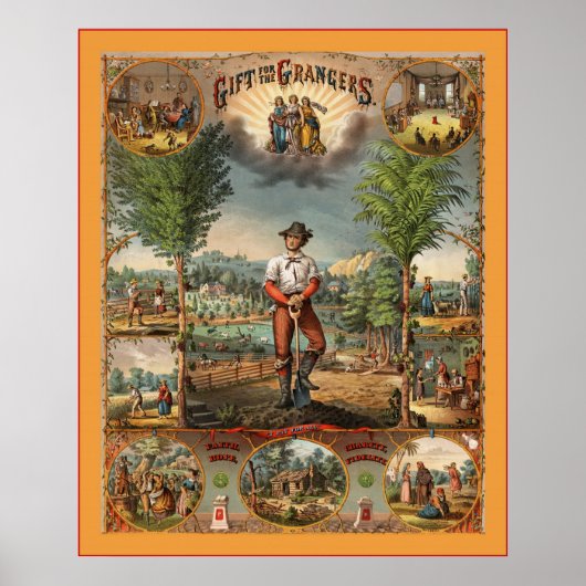 Gift for the Grangers ~ 1873 ~  Fine Art Poster (Voorkant)