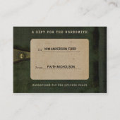 Gift for the Wordsmith Graduation Gift Insert Notitiekaartje (Voorkant)